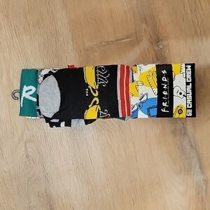 Hyp FRIENDS Adults 6 pack Themed Sock Set Shoe Size 8-12
